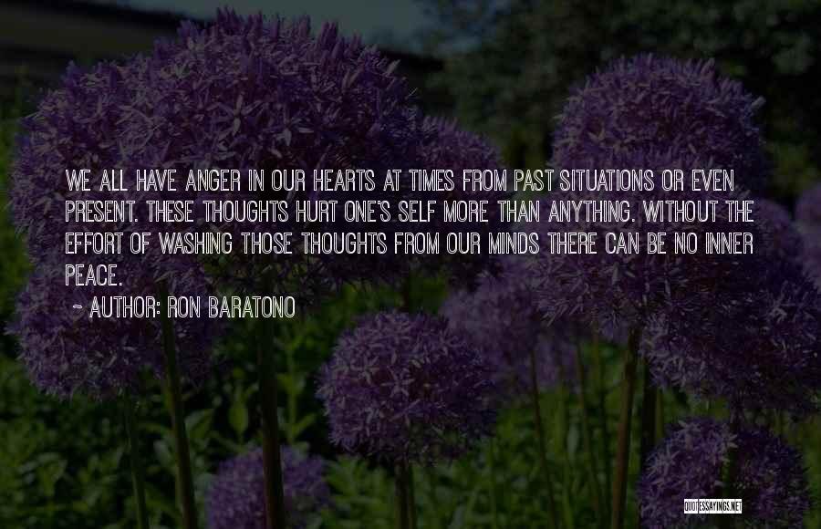 No More Hurt Quotes By Ron Baratono