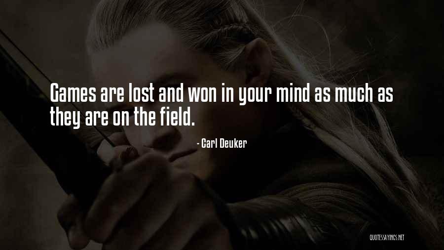 No More Mind Games Quotes By Carl Deuker