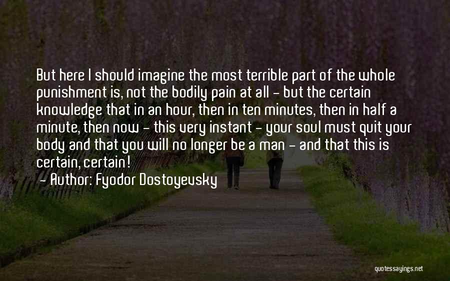 No More Pain I Quit Quotes By Fyodor Dostoyevsky