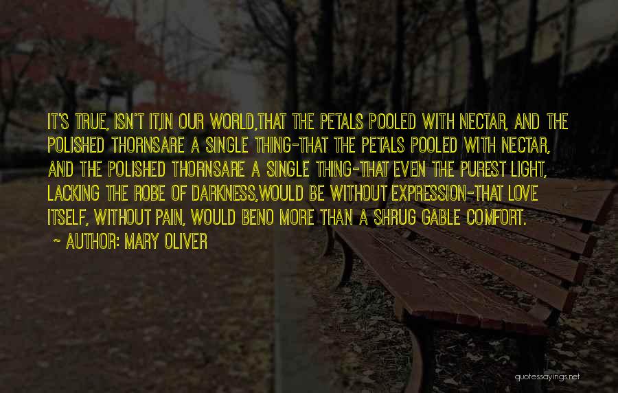 No More Pain Love Quotes By Mary Oliver