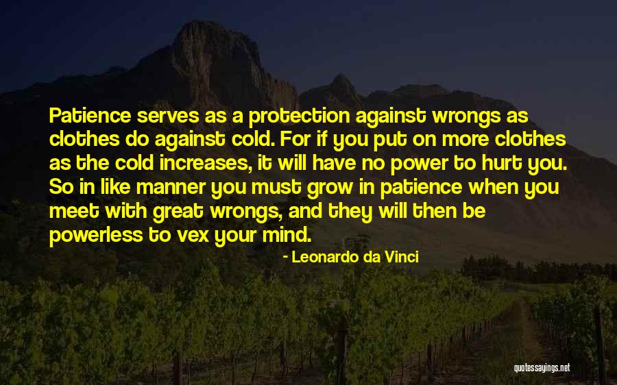 No More Patience Quotes By Leonardo Da Vinci