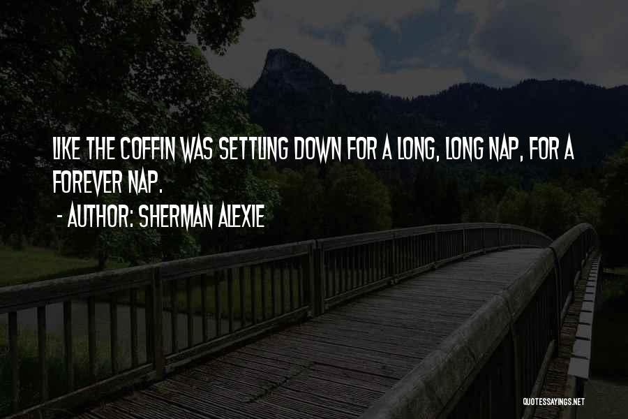 No More Settling Quotes By Sherman Alexie