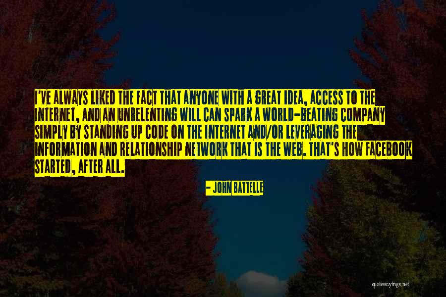 No More Spark In Relationship Quotes By John Battelle No More Spark In Relationship Quotes By John Battelle