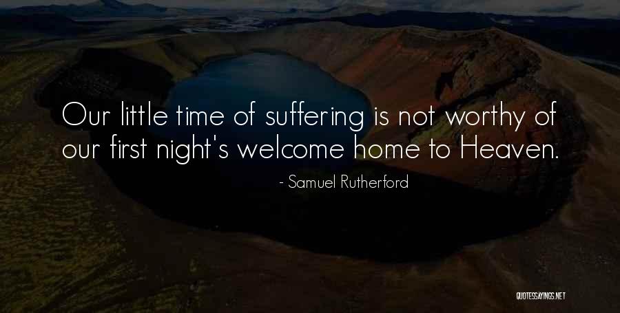 No More Suffering In Heaven Quotes By Samuel Rutherford