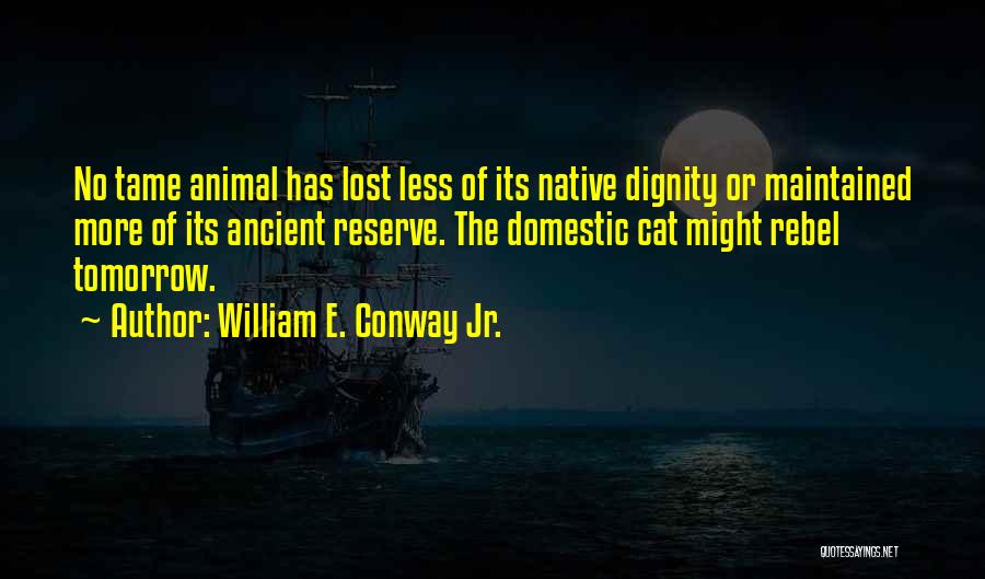 No More Tomorrow Quotes By William E. Conway Jr.