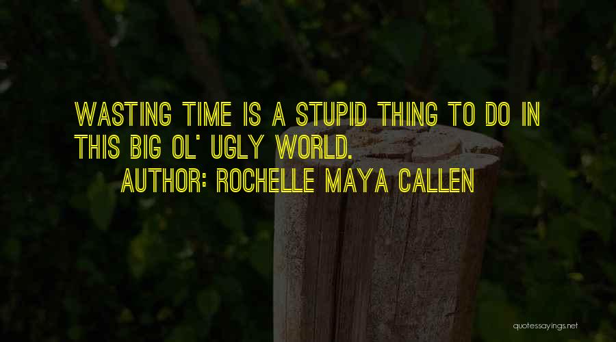 No More Wasting Time Quotes By Rochelle Maya Callen
