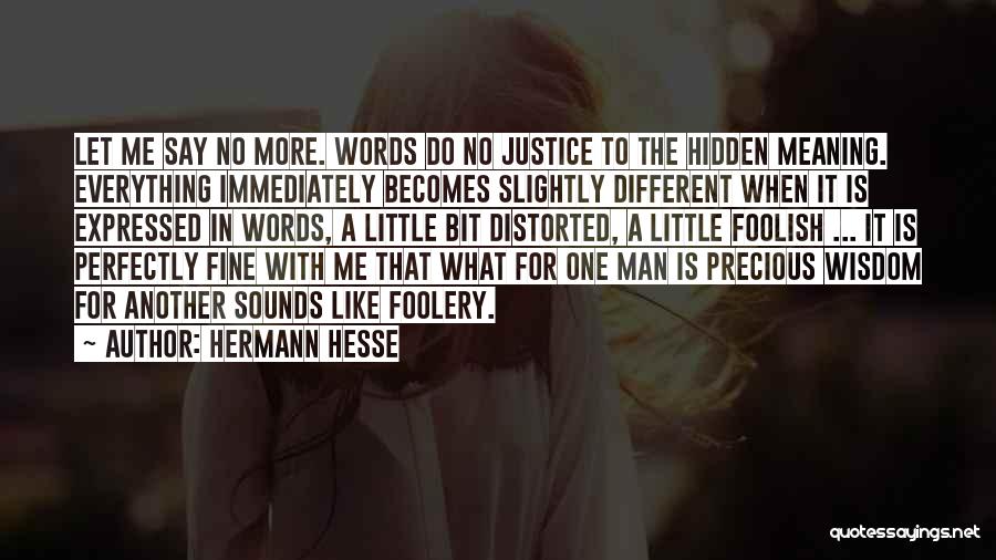 No More Words To Say Quotes By Hermann Hesse