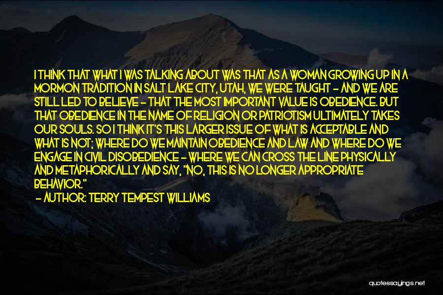 No Name Woman Quotes By Terry Tempest Williams