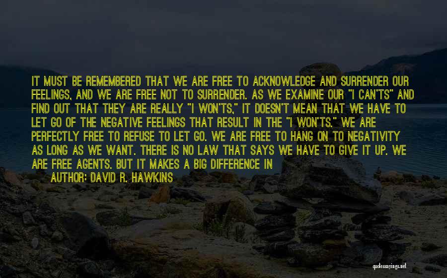 No Negativity Quotes By David R. Hawkins