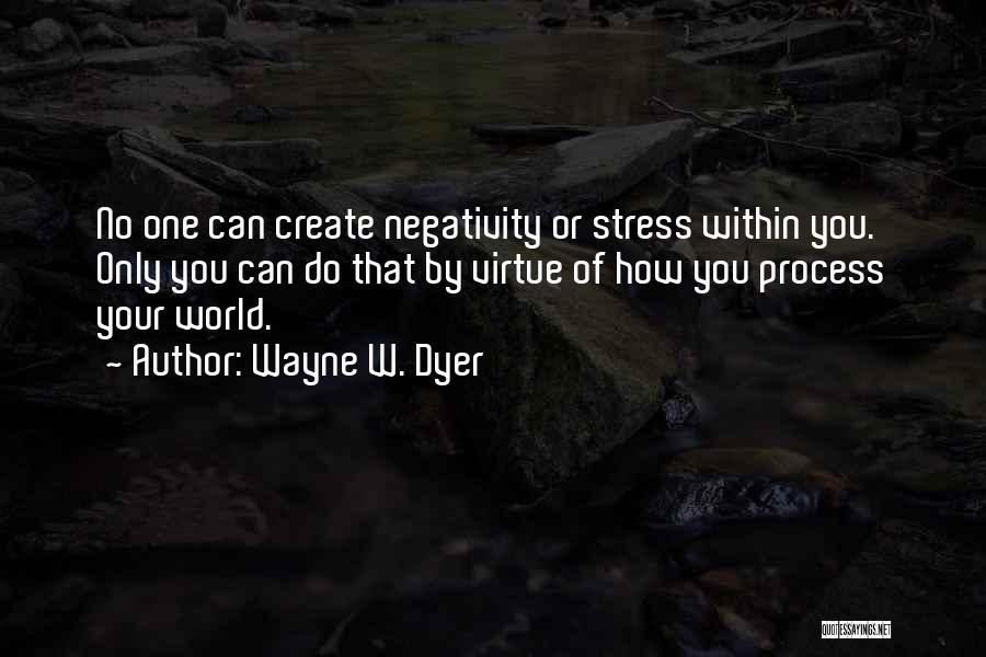 No Negativity Quotes By Wayne W. Dyer