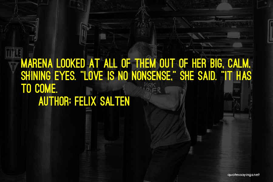 No Nonsense Quotes By Felix Salten