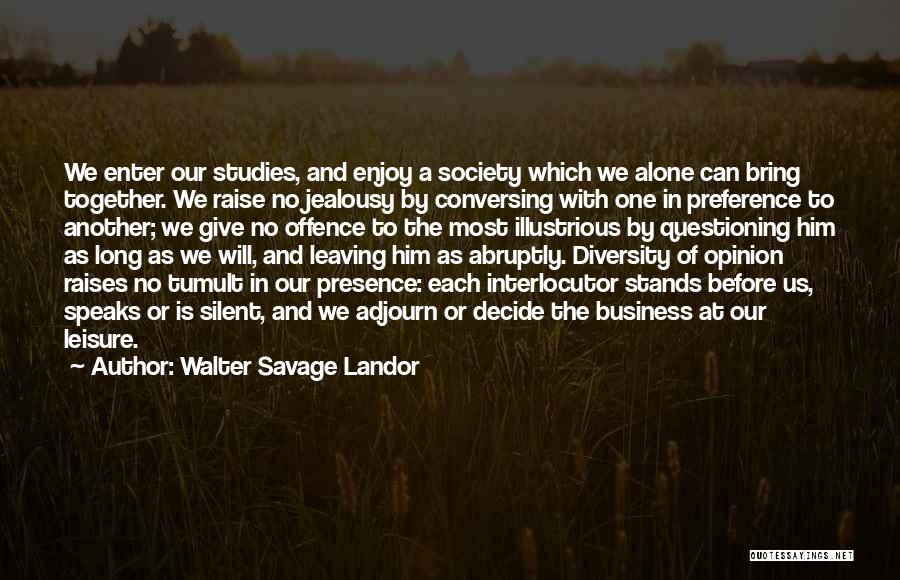 No Offence Quotes By Walter Savage Landor