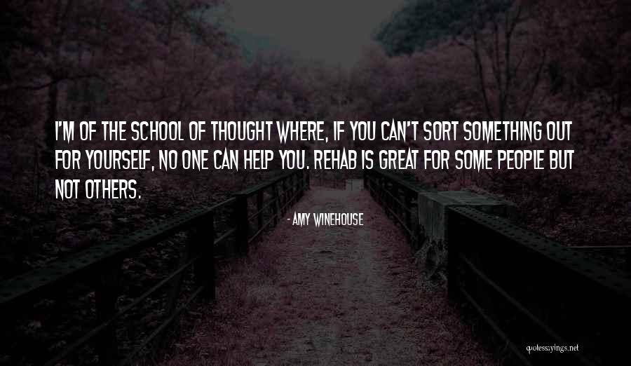 No One Can Help You But Yourself Quotes By Amy Winehouse