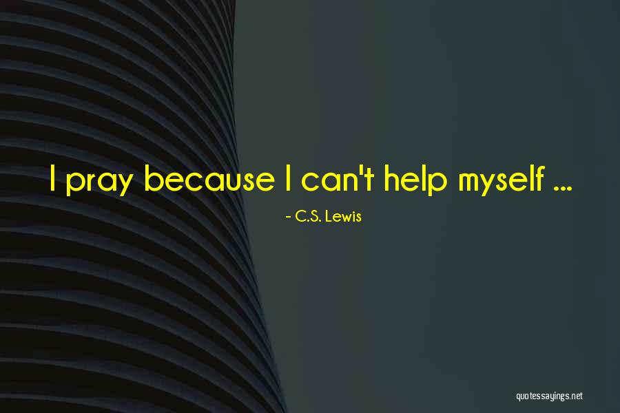 No One Can Help You But Yourself Quotes By C.S. Lewis