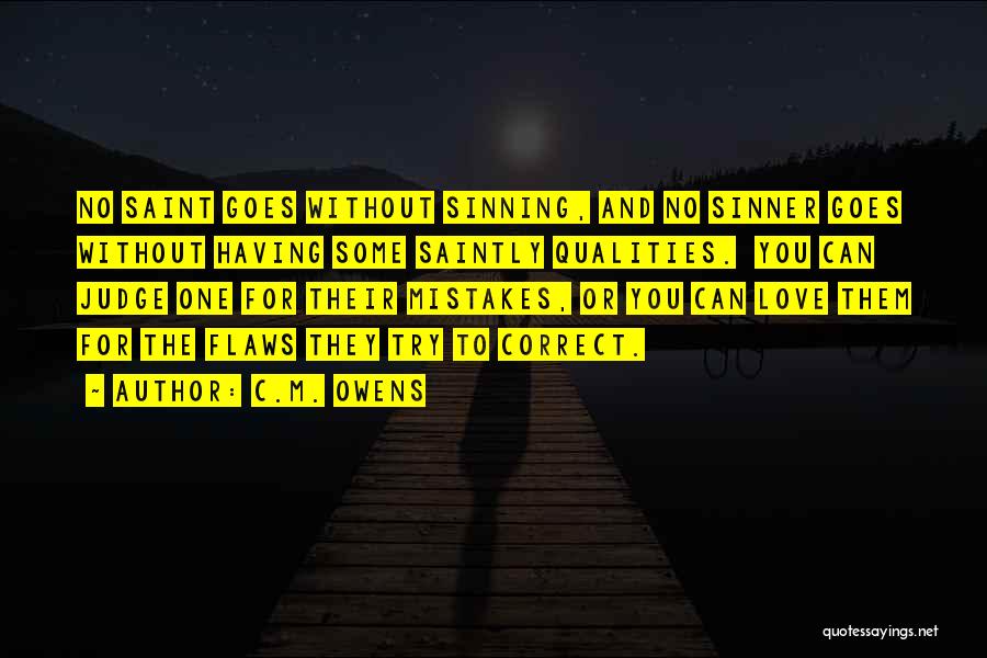 No One Can Love You Quotes By C.M. Owens