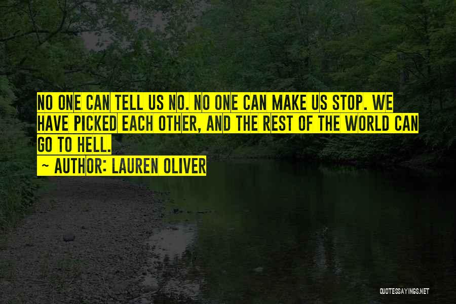 No One Can Stop Us Quotes By Lauren Oliver