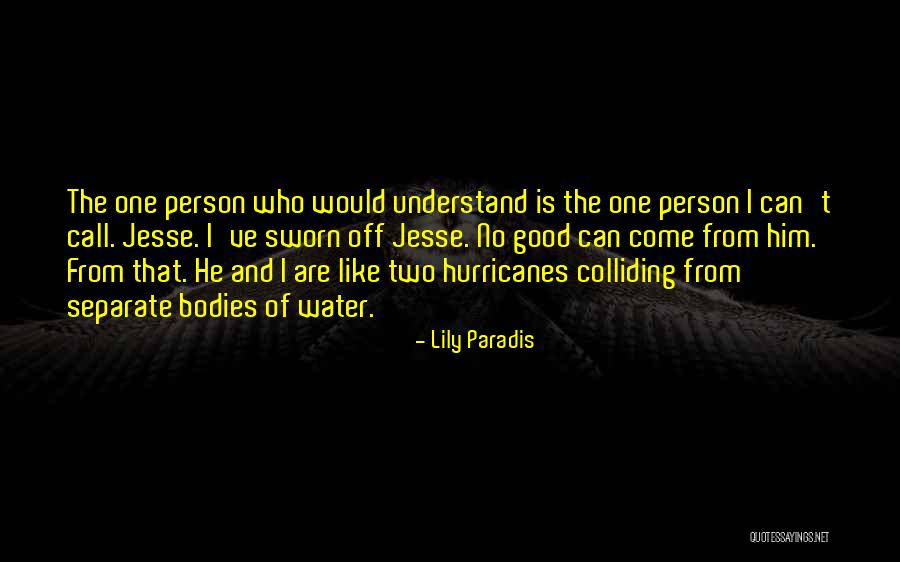 No One Can Understand Quotes By Lily Paradis