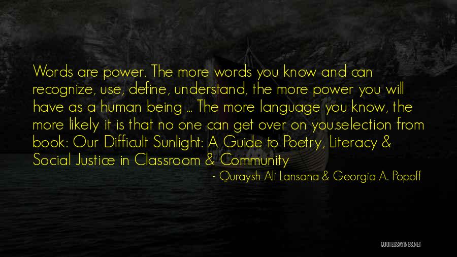 No One Can Understand Quotes By Quraysh Ali Lansana & Georgia A. Popoff No One Can Understand Quotes By Quraysh Ali Lansana & Georgia A. Popoff