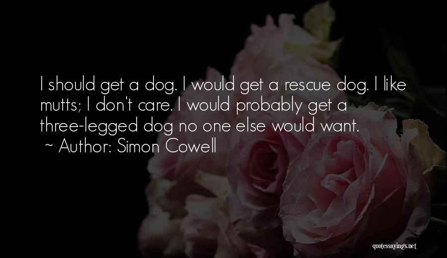 No One Care Quotes By Simon Cowell