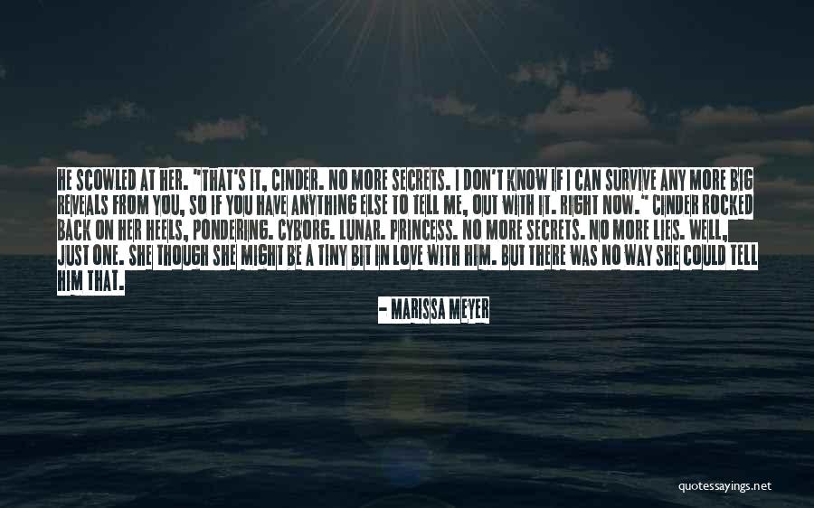 No One Could Love You More Quotes By Marissa Meyer No One Could Love You More Quotes By Marissa Meyer