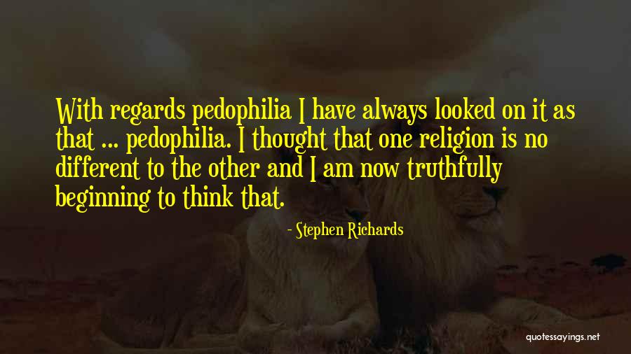 No One Is Different Quotes By Stephen Richards No One Is Different Quotes By Stephen Richards