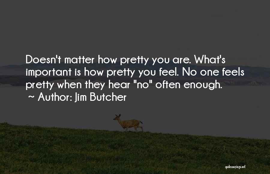 No One Is Important Quotes By Jim Butcher