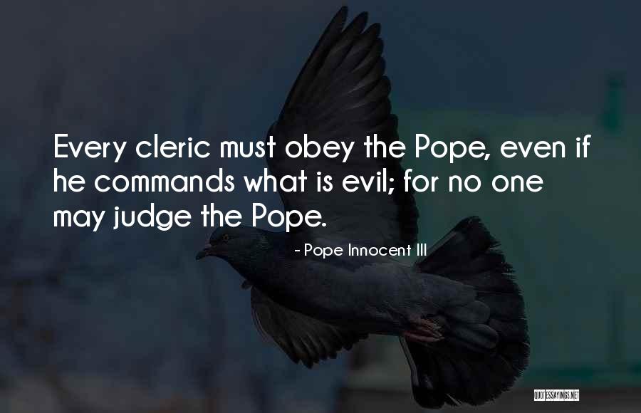 No One Is Innocent Quotes By Pope Innocent III