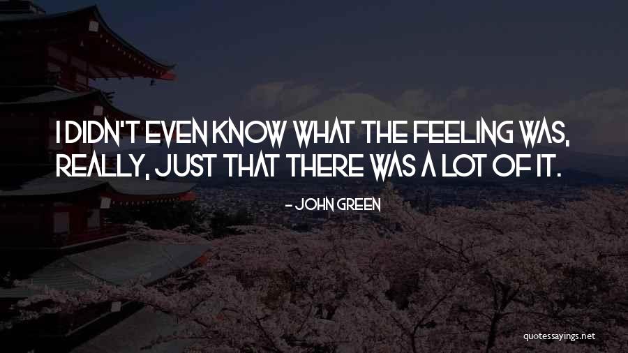 No One Knows My Feelings Quotes By John Green No One Knows My Feelings Quotes By John Green