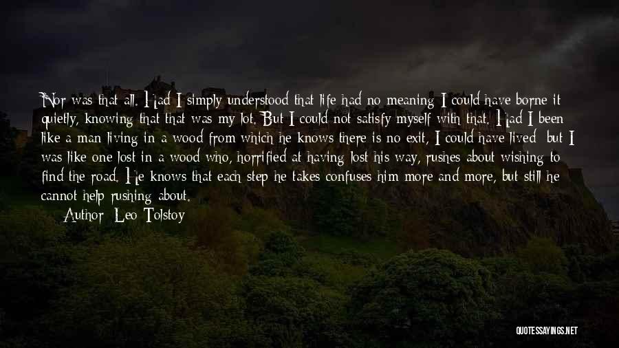 No One Knows My Life Quotes By Leo Tolstoy