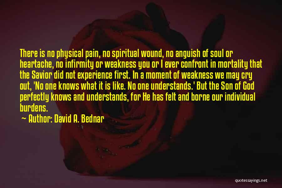 No One Knows The Pain Quotes By David A. Bednar