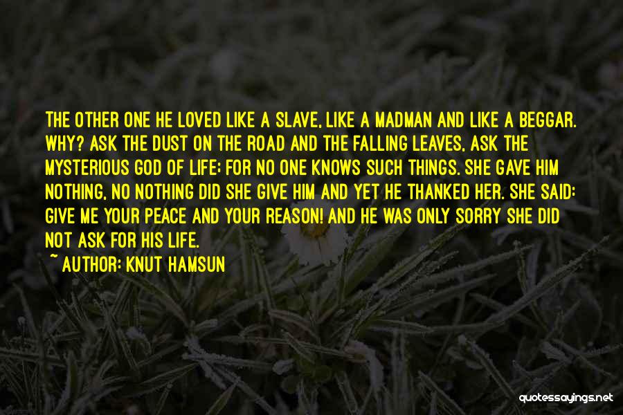 No One Like God Quotes By Knut Hamsun