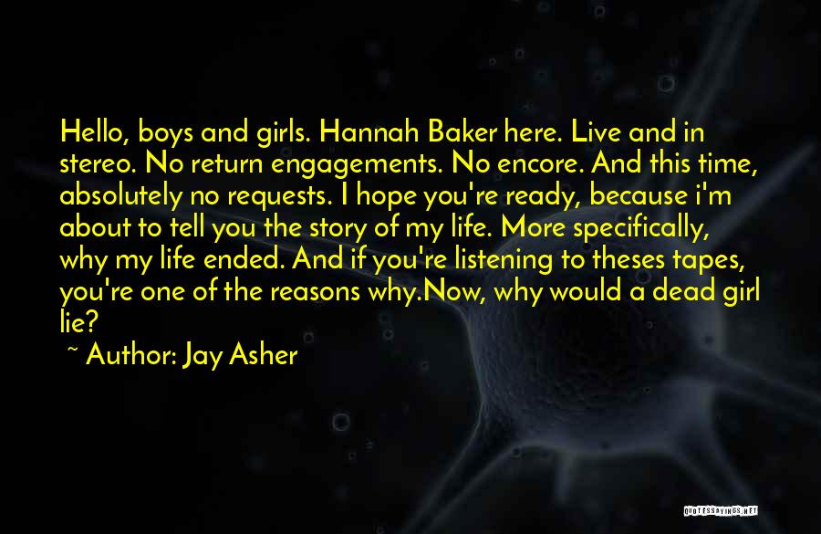 No One Listening To You Quotes By Jay Asher