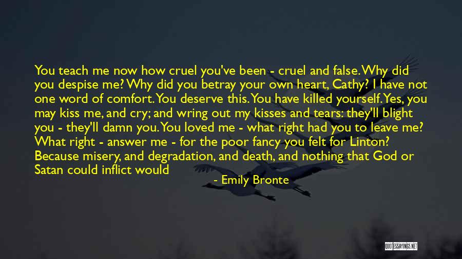 No One Love Me Quotes By Emily Bronte No One Love Me Quotes By Emily Bronte