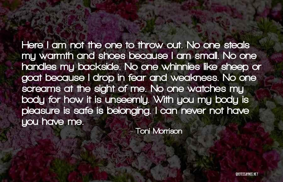 No One Love Me Quotes By Toni Morrison No One Love Me Quotes By Toni Morrison