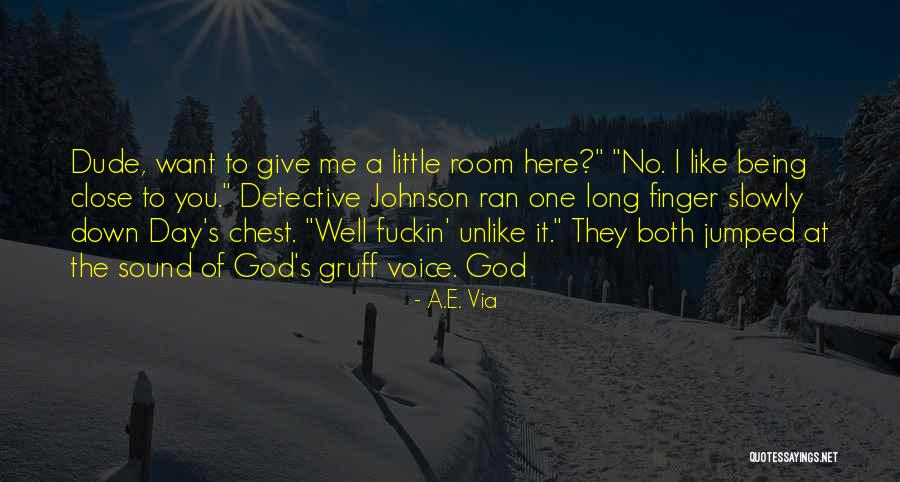 No One Ran Quotes By A.E. Via No One Ran Quotes By A.E. Via