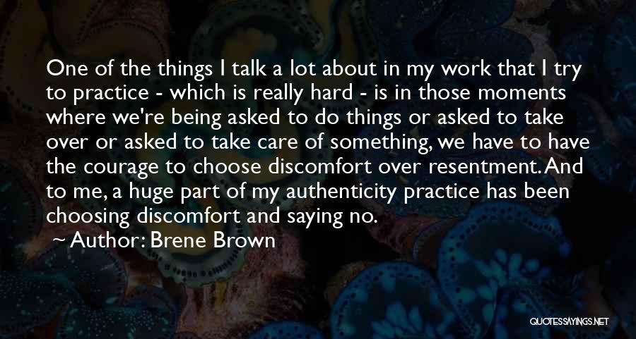 No One Really Care Quotes By Brene Brown