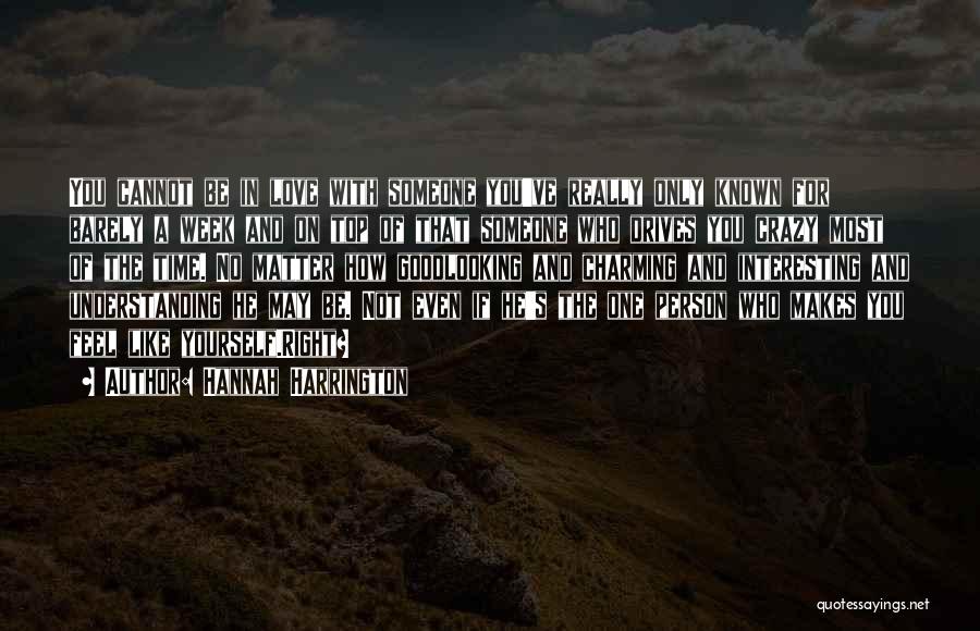 No One Understanding How You Feel Quotes By Hannah Harrington