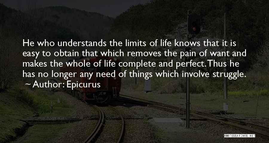 No One Understands My Pain Quotes By Epicurus