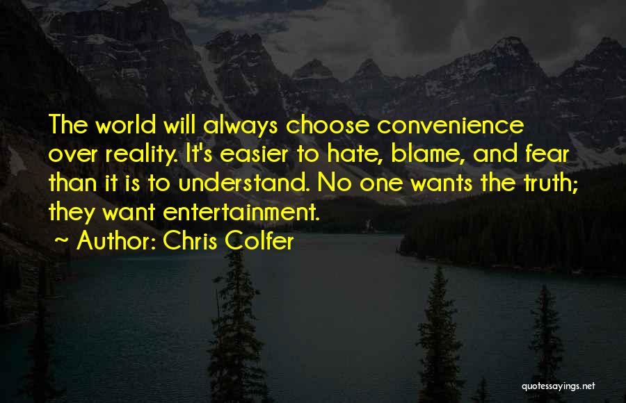 No One Will Understand Quotes By Chris Colfer