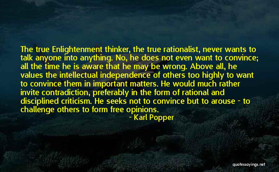 No Ones Opinion Matters Quotes By Karl Popper No Ones Opinion Matters Quotes By Karl Popper