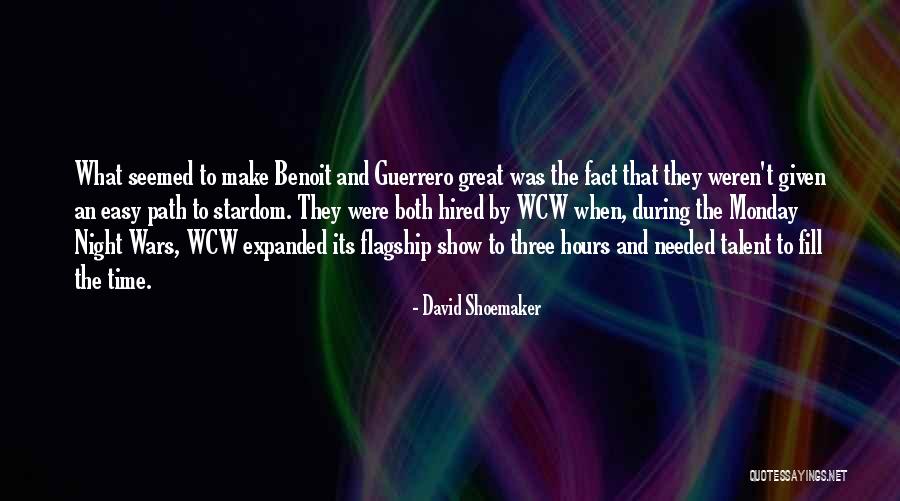 No Ones Wcw Quotes By David Shoemaker No Ones Wcw Quotes By David Shoemaker