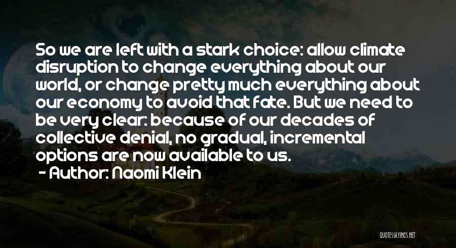 No Options Quotes By Naomi Klein