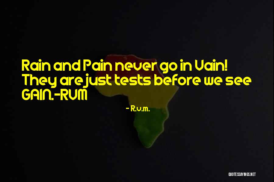 No Pain No Gain Inspirational Quotes By R.v.m. No Pain No Gain Inspirational Quotes By R.v.m.
