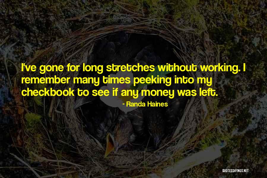 No Peeking Quotes By Randa Haines No Peeking Quotes By Randa Haines
