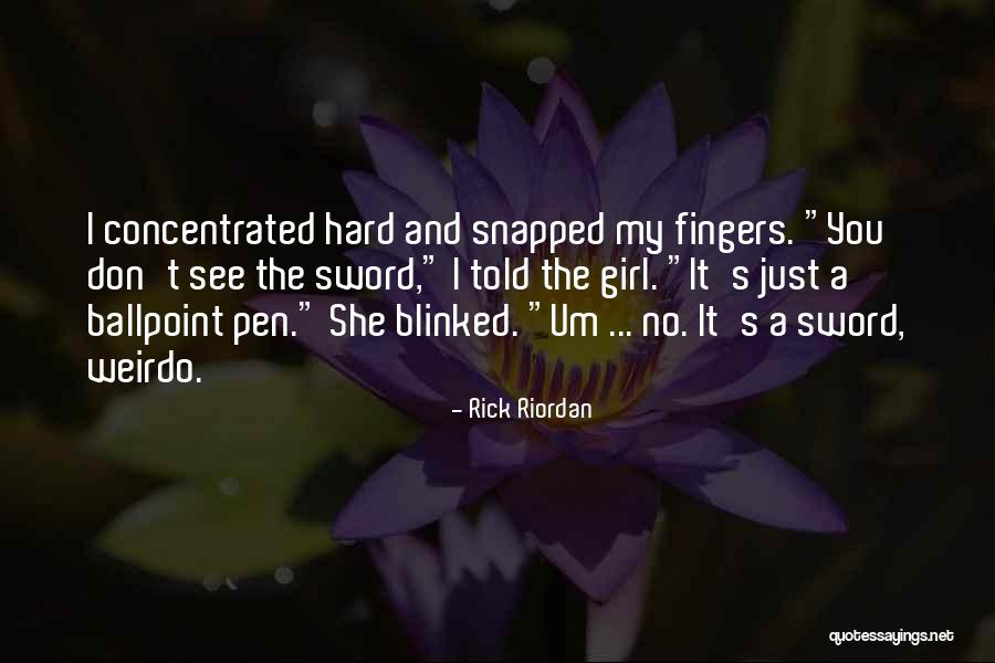 No Pen Quotes By Rick Riordan