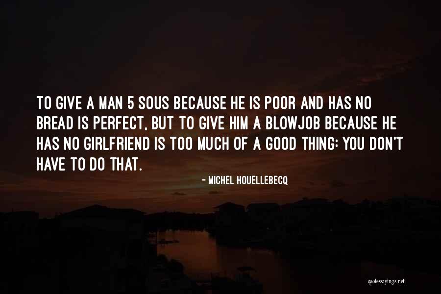 No Perfect Man Quotes By Michel Houellebecq No Perfect Man Quotes By Michel Houellebecq