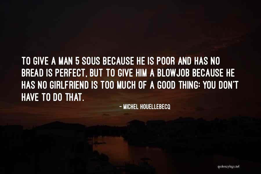 No Perfect Man Quotes By Michel Houellebecq