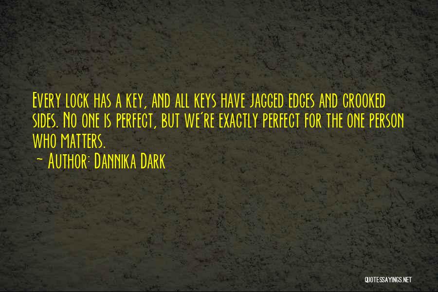 No Perfect Person Quotes By Dannika Dark