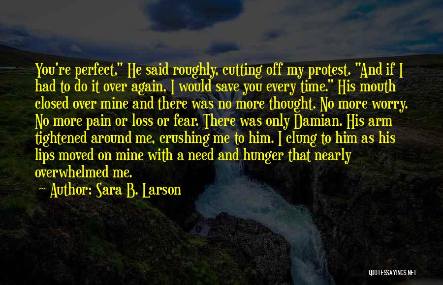 No Perfect Time Quotes By Sara B. Larson