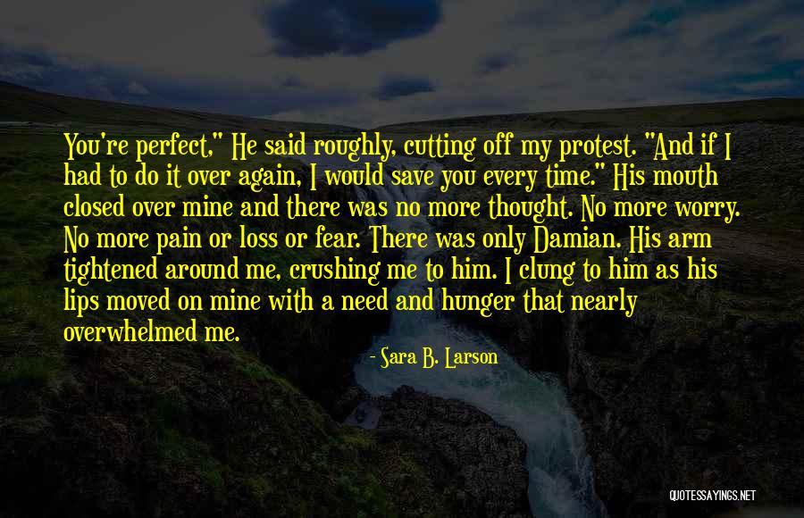 No Perfect Time Quotes By Sara B. Larson